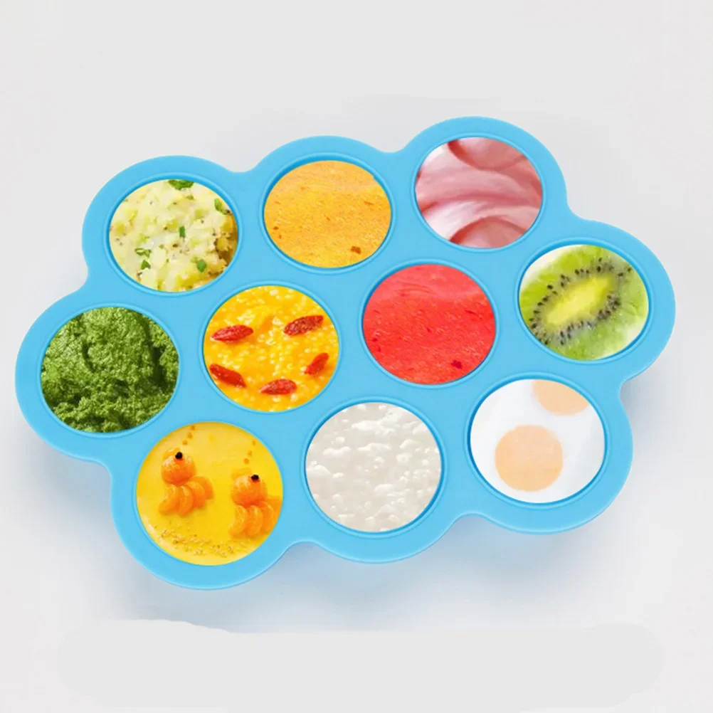 Silicone Baby Food Freezer Tray with Clip-on Lid Perfect Storage Container for Homemade Baby Food, Vegetable & Fruit Purees
Silicone Baby Food Freezer Tray with Clip-on Lid Perfect Storage Container for Homemade Baby Food, Vegetable & Fruit Purees