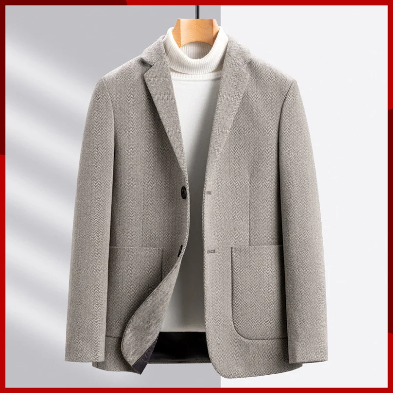 M-4XL Slim Woolen Coats Men's Business Casual Coat Keep Warm Lightweight Smart Casual Suit Jackets Classic Solid Single
M-4XL Slim Woolen Coats Men's Business Casual Coat Keep Warm Lightweight Smart Casual Suit Jackets Classic Solid Single