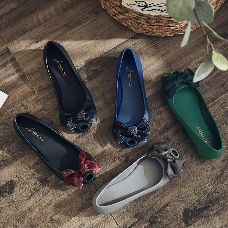 Women Jelly Shoes bow Summer Sandals Female Flat Shoe Casual Ladies Slip On Woman Fish mouth Peep Toe Beach Shoes A0019555
Women Jelly Shoes bow Summer Sandals Female Flat Shoe Casual Ladies Slip On Woman Fish mouth Peep Toe Beach Shoes A0019555