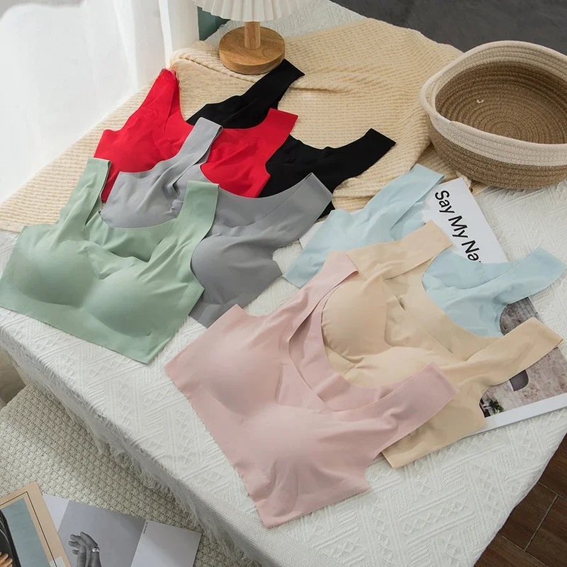 Peace of Mind Generation Seamless Underwear Women Gather Together Without Underwire Sleep Sports Vest One-piece Bra 
Peace of Mind Generation Seamless Underwear Women Gather Together Without Underwire Sleep Sports Vest One-piece Bra