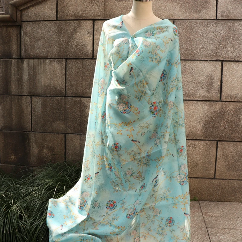 Natural Pure ramie Linen cloth Printed fabric for dress robe Summer thin Chinese tissu diy handmade Sewing DIY
Natural Pure ramie Linen cloth Printed fabric for dress robe Summer thin Chinese tissu diy handmade Sewing DIY