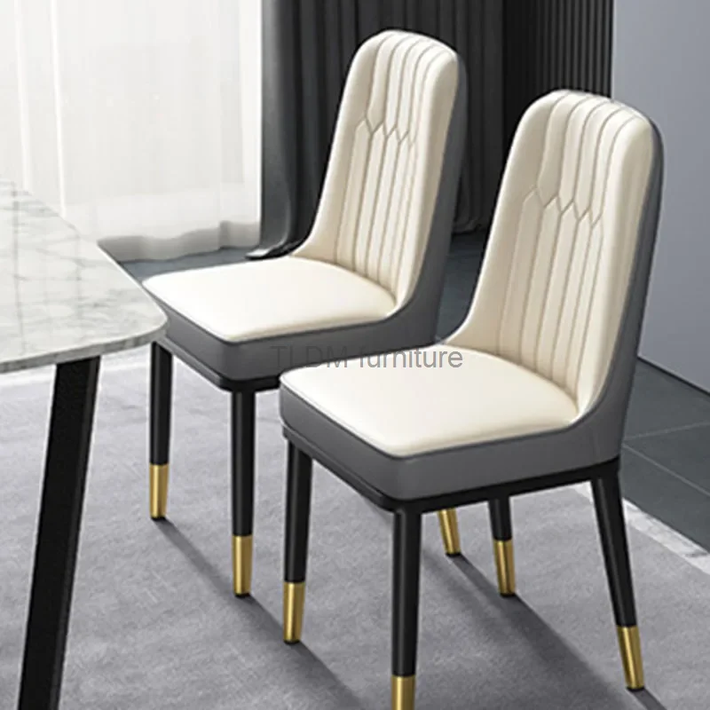 Leather Living Dining Chairs Nordic Modern Luxury Floor Chaise Dining Chair Designer Ergonomic Sillas De Comedor Furnitures
Leather Living Dining Chairs Nordic Modern Luxury Floor Chaise Dining Chair Designer Ergonomic Sillas De Comedor Furnitures
