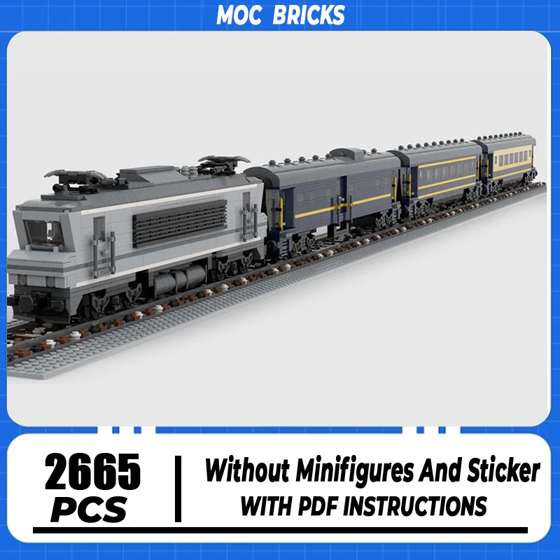 

Moc Building Bricks Orient Express Luxury Train Model Technology Modular City Car Blocks Construstion Toy DIY Set Assembly Gifts