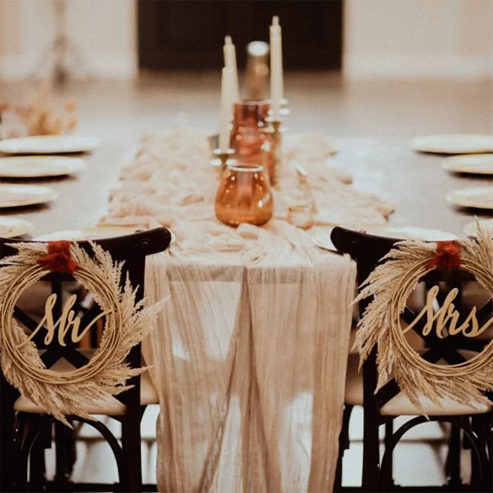 2pcs Mr and Mrs Sign for Wedding Chair Wood Rustic Wedding Ideas Bride Groom Signs Party Decorations Boho Country Theme Gifts
2pcs Mr and Mrs Sign for Wedding Chair Wood Rustic Wedding Ideas Bride Groom Signs Party Decorations Boho Country Theme Gifts