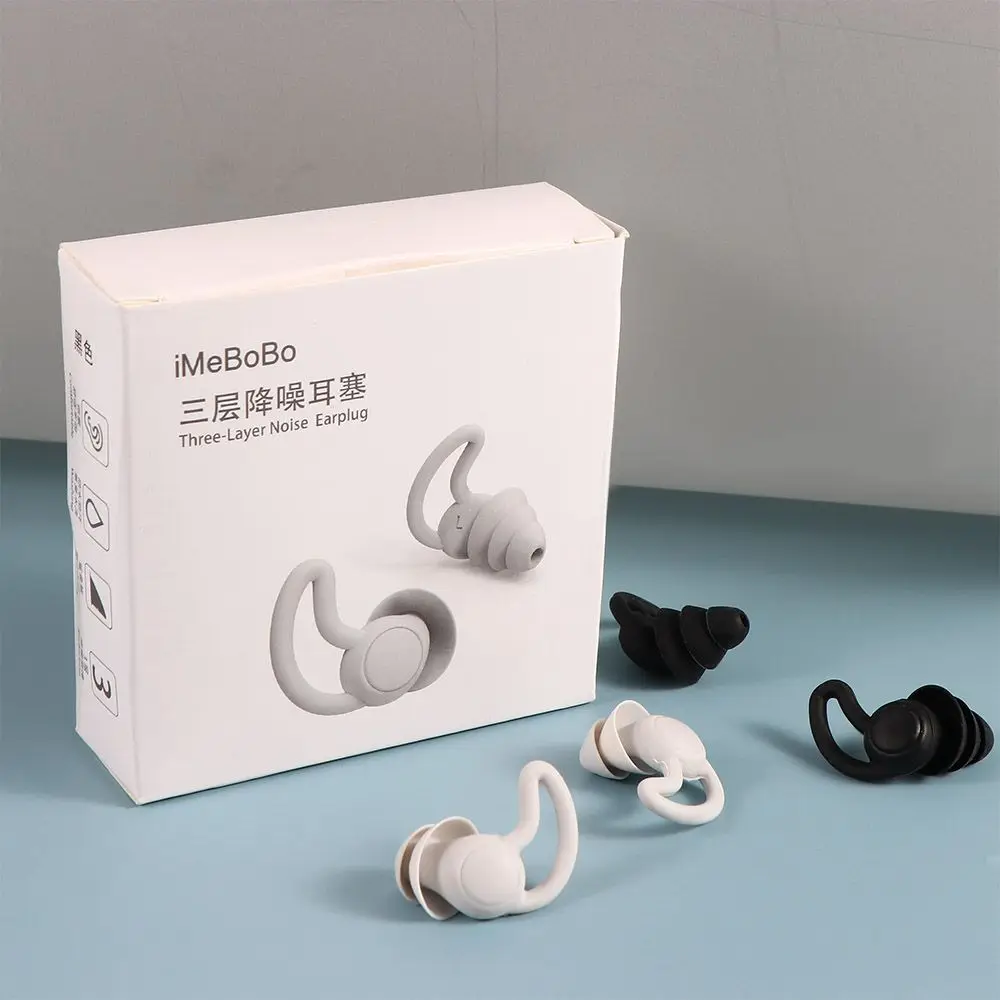 

Enjoy sleep Sound Insulation Tapered Shape Noise reduction Earplugs Soft Silicone Ear Plugs Ear Protector Protective Earplugs