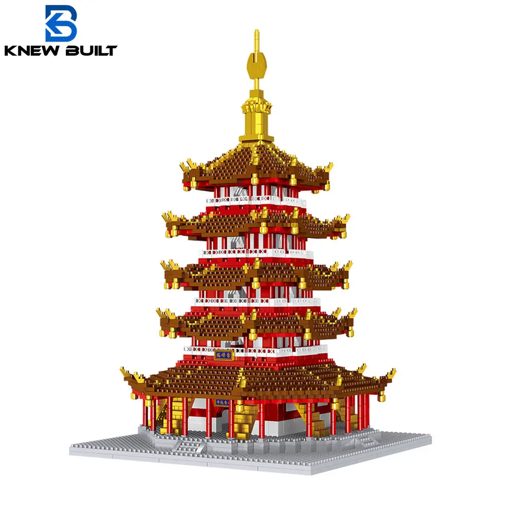 KNEW BUILT Red Tower Micro Mini Block Building Blocks for Adults Asian Architecture Toys Sets Chinese Garden Garret Temple Brick
KNEW BUILT Red Tower Micro Mini Block Building Blocks for Adults Asian Architecture Toys Sets Chinese Garden Garret Temple Brick