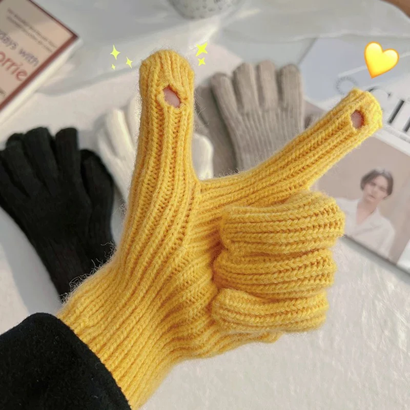 Unisex Winter Warm Knitted Gloves Winter Full Finger Gloves Lady Thick Woolen Touchscreen Skiing Gloves Mittens Christmas Gift
Unisex Winter Warm Knitted Gloves Winter Full Finger Gloves Lady Thick Woolen Touchscreen Skiing Gloves Mittens Christmas Gift