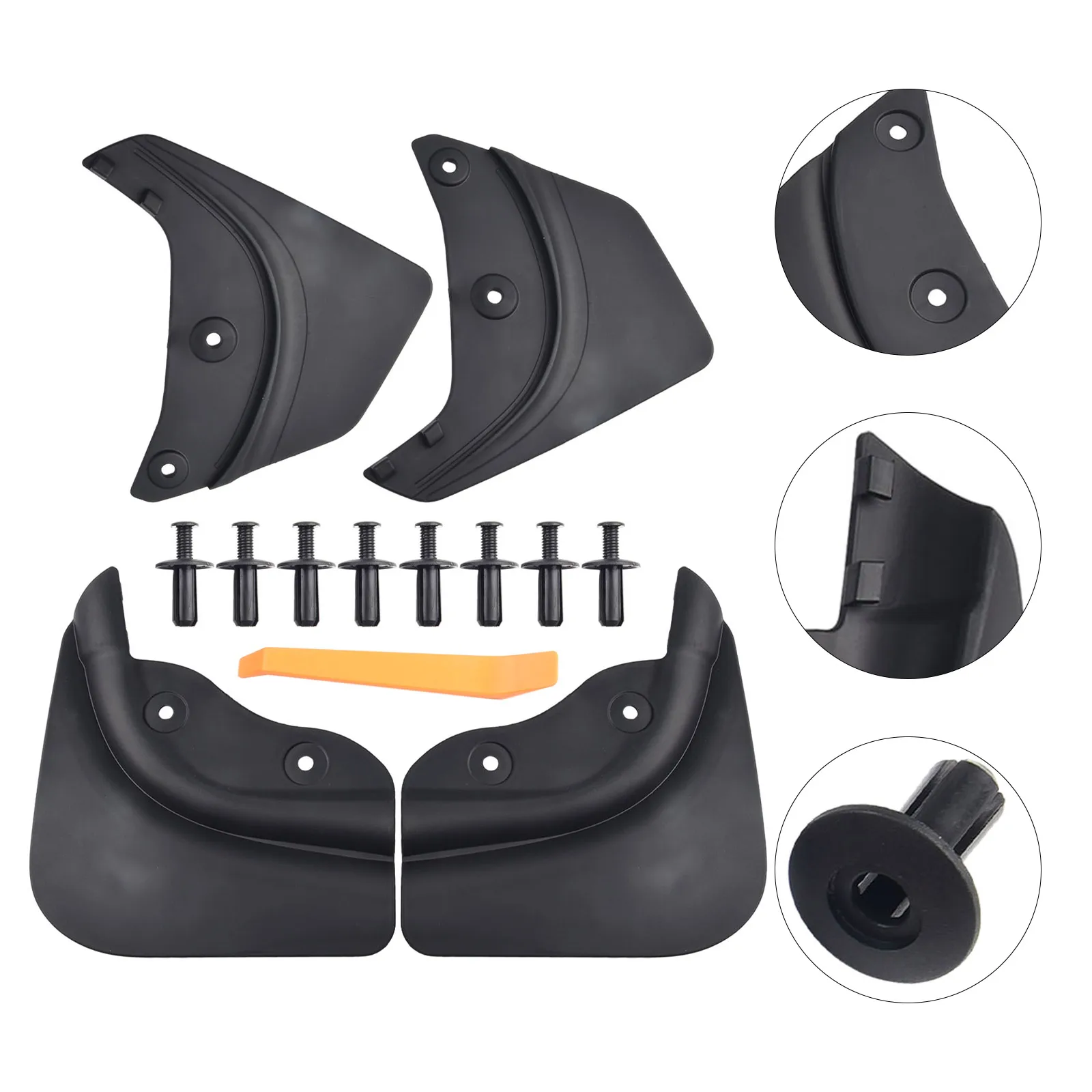 4Pcs Rear Wheel Mud Flaps Car Mudflaps Modification Fits For Tesla Model Y 2020-2023 Automobiles Exterior Parts
4Pcs Rear Wheel Mud Flaps Car Mudflaps Modification Fits For Tesla Model Y 2020-2023 Automobiles Exterior Parts