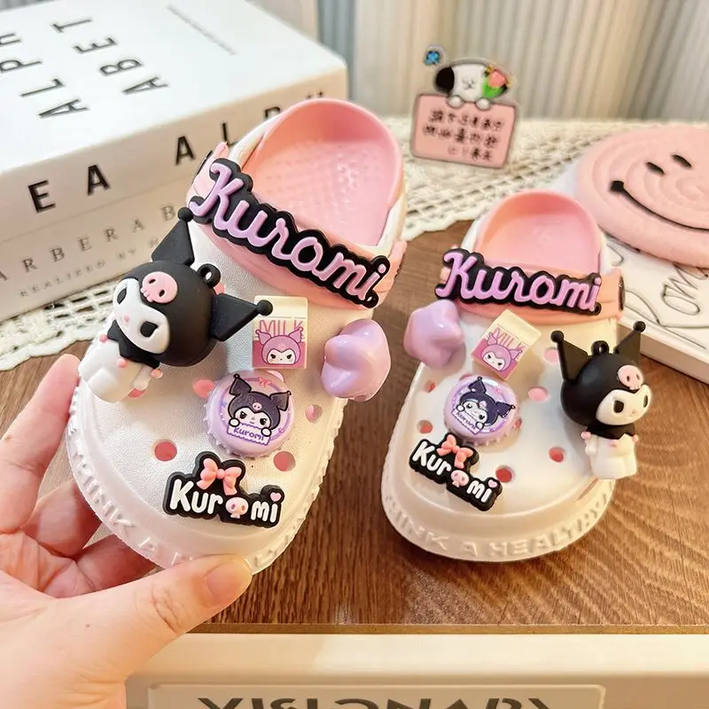 Sanrio Shoes Kuromi Children's Net Red Slippers Cool Shoes Girls Crocs Kullo Fans Non-Slip Summer Women's Swimming In One
Sanrio Shoes Kuromi Children's Net Red Slippers Cool Shoes Girls Crocs Kullo Fans Non-Slip Summer Women's Swimming In One