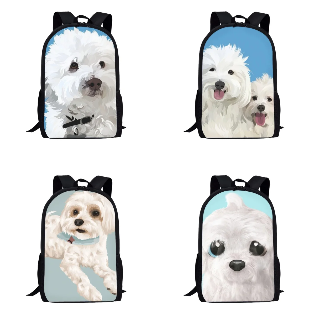 Bichon Frise Print School Bag Children Backpack Elementary School Students Book Bag Casual Shoulder Bags Large Capacity Mochia
Bichon Frise Print School Bag Children Backpack Elementary School Students Book Bag Casual Shoulder Bags Large Capacity Mochia