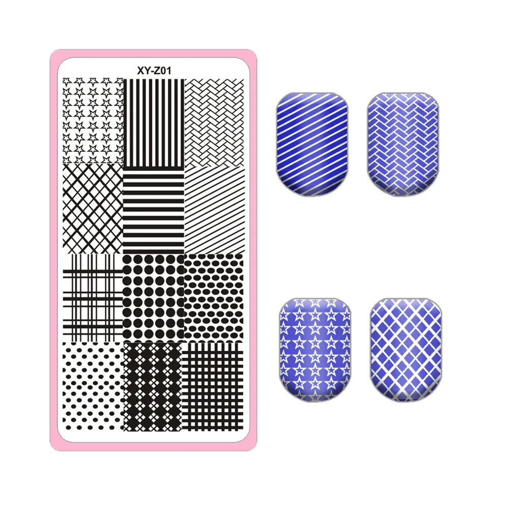 1Pcs Geometry Nail Stamping Plates Lines Flower Leaf Theme Template Plate Mold Butterfly Lace Nail Art Stencil Tools Animals
1Pcs Geometry Nail Stamping Plates Lines Flower Leaf Theme Template Plate Mold Butterfly Lace Nail Art Stencil Tools Animals