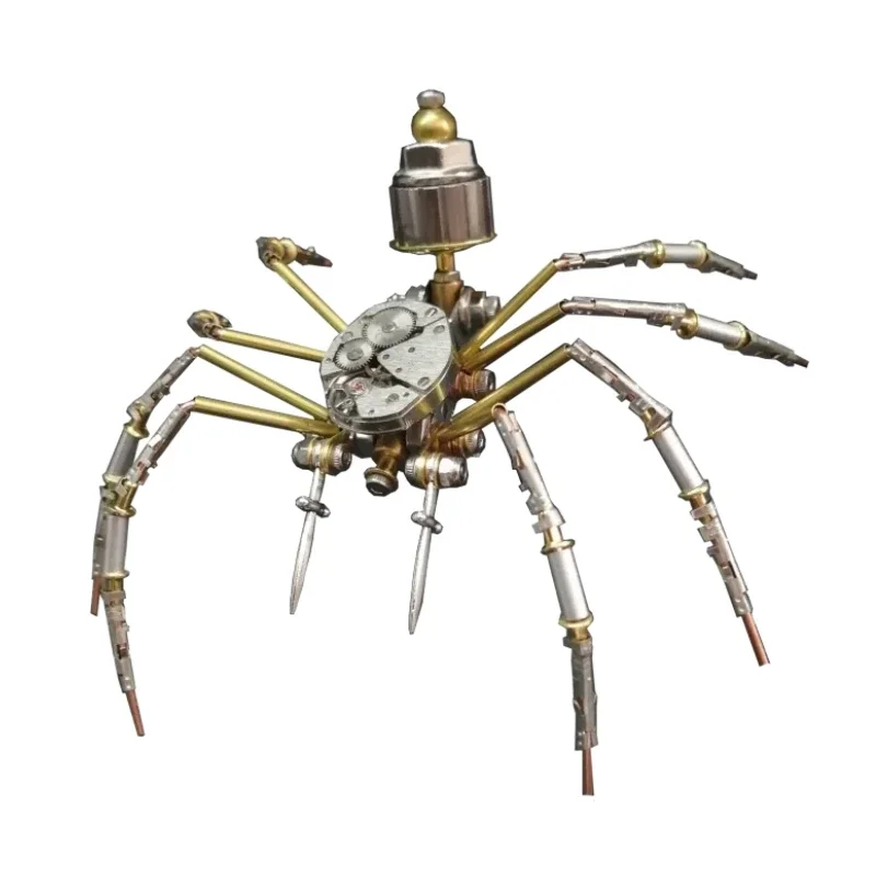 

Steampunk Watch Movement Spider Metal Assembly Model 3D Puzzles Handmade DIY Assemble Toy for adults Kids Gift