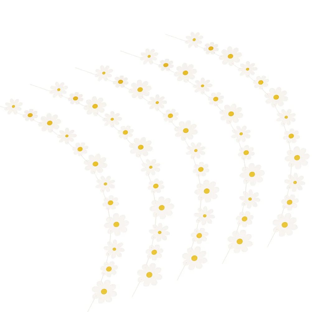 5 Pcs Daisy Latte Household Flower Banner Garland Bunting Birthday Party Decorations Wreath Rings Classroom Hanging
5 Pcs Daisy Latte Household Flower Banner Garland Bunting Birthday Party Decorations Wreath Rings Classroom Hanging