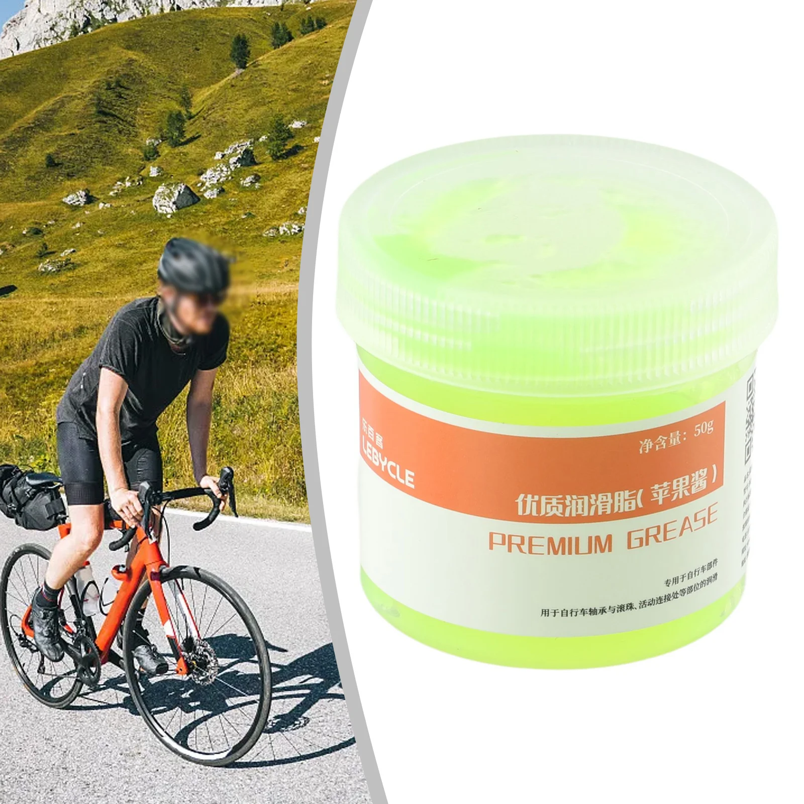 50g/Bottle Bicycle Grease Mountain Road Car Flower Drum Tower Base Shaft Bearing Cycling Maintenance Bike Repair Tools
50g/Bottle Bicycle Grease Mountain Road Car Flower Drum Tower Base Shaft Bearing Cycling Maintenance Bike Repair Tools