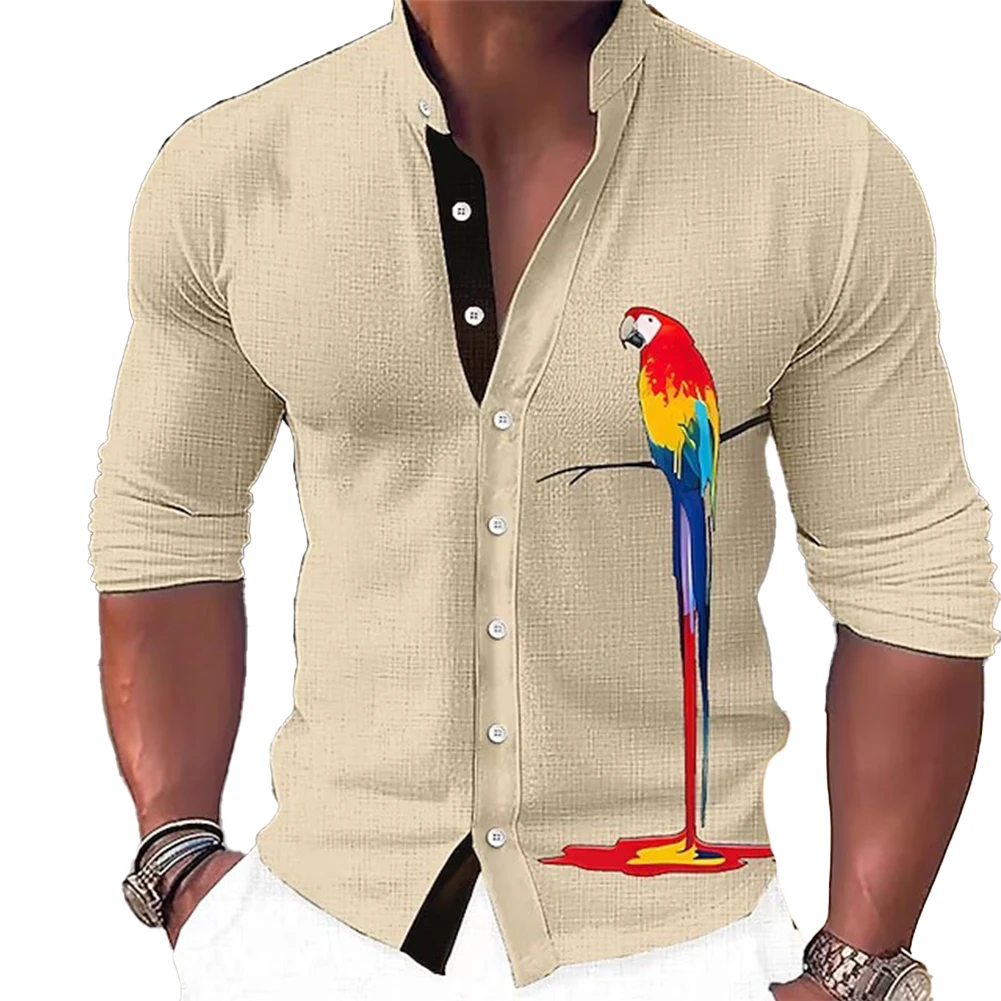 2024 New Fashion Men's High Definition Parrot Print Long Sleeve Shirt Design Simple Soft And Comfortable Fabric Men's Top S-6XL
2024 New Fashion Men's High Definition Parrot Print Long Sleeve Shirt Design Simple Soft And Comfortable Fabric Men's Top S-6XL
