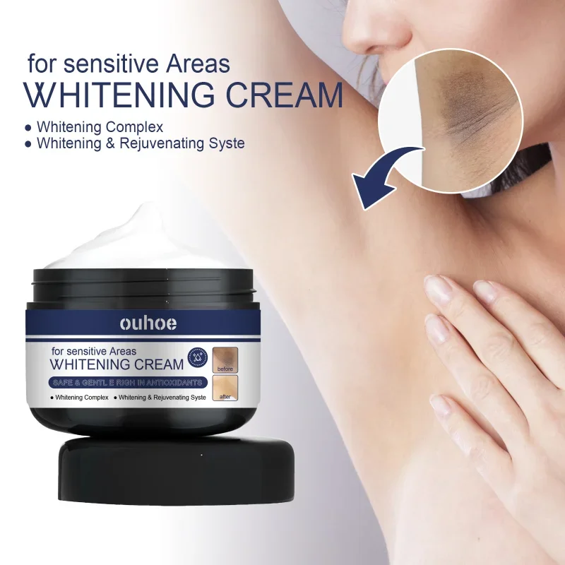 

Armpit Whitening Cream Skin Lightening Bleaching Cream for Underarm Dark Skin Legs Knees Whitening Intimate Body Lotion Care