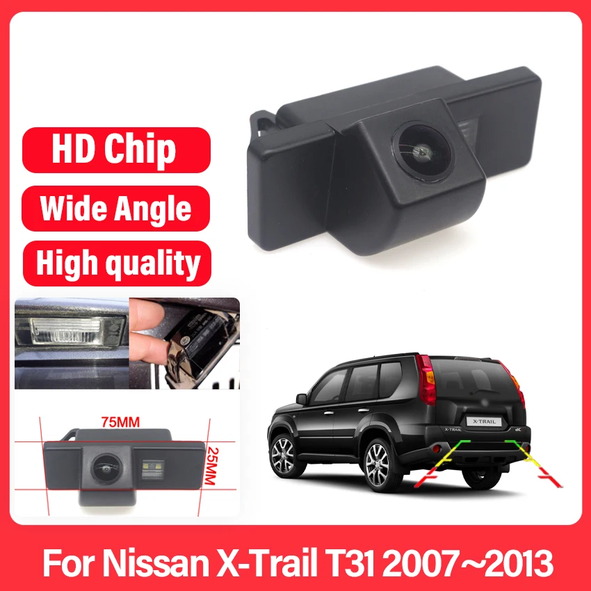 

HD CCD 1080*720 Fisheye 170 Degree Car Reversing Rear View Camera For Nissan X-Trail T31 2007 2008 2009 2010 2011 2012 2013