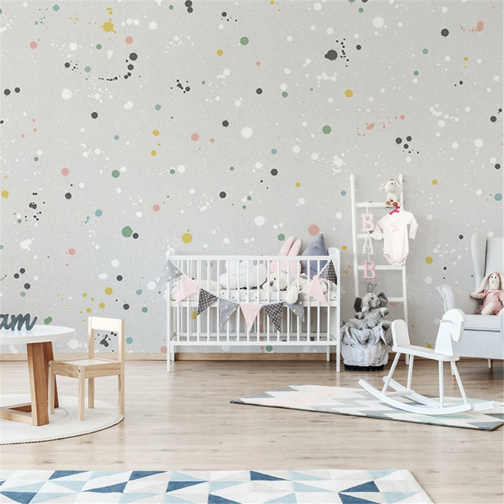 

Custom Scandinavian speckled wallpapers for living room bedroom wallpaper dining room background vinilo para muebles decorativo