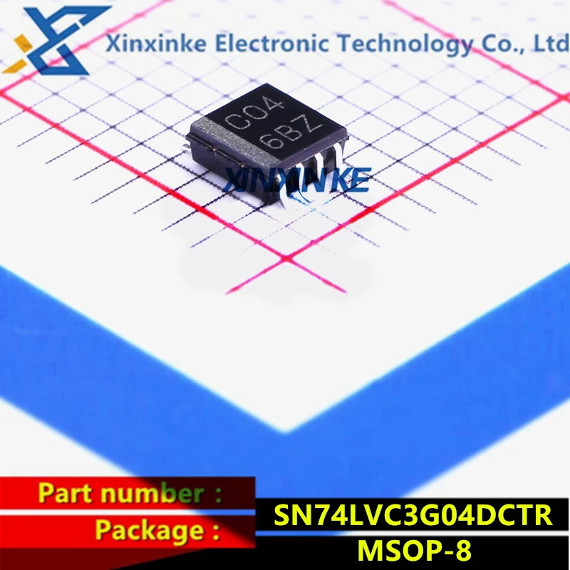 SN74LVC3G04DCTR Mark:C04 MSOP-8 Inverters Triple Logic ICs 3 Circuit Brand New Original
SN74LVC3G04DCTR Mark:C04 MSOP-8 Inverters Triple Logic ICs 3 Circuit Brand New Original