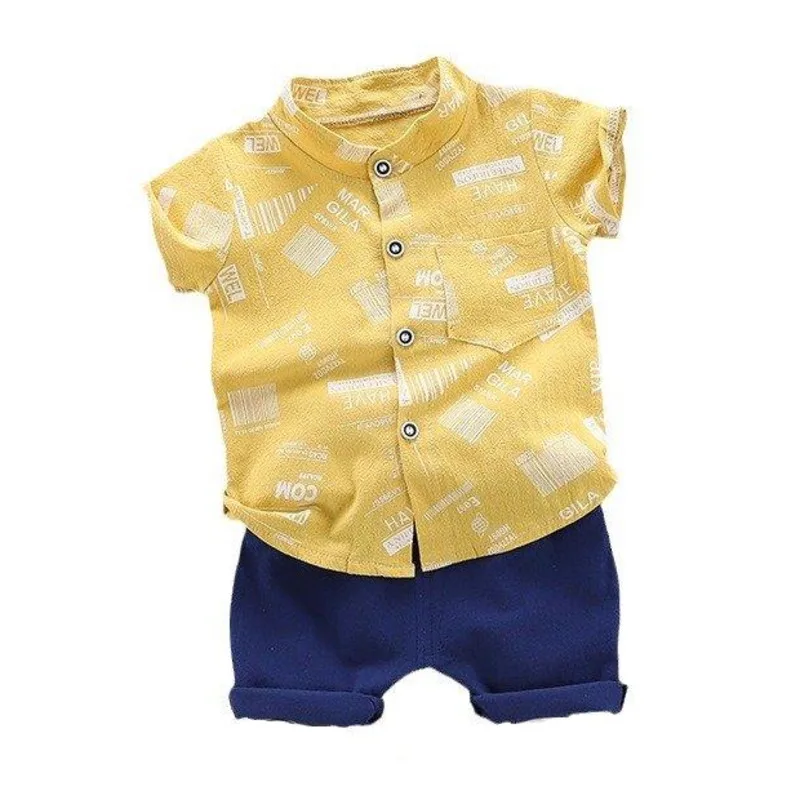 New Summer Baby Boys Clothes Suit Children Shirt Shorts 2Pcs/Sets Infant Outfits Toddler Casual Sports Costume Kids Tracksuits
New Summer Baby Boys Clothes Suit Children Shirt Shorts 2Pcs/Sets Infant Outfits Toddler Casual Sports Costume Kids Tracksuits