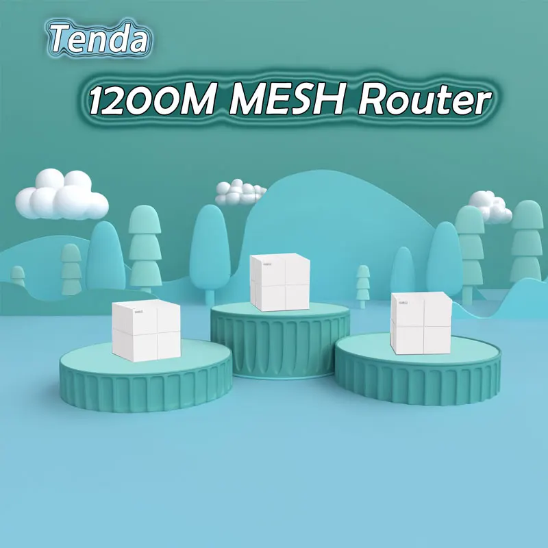 Tenda Nova MW6 Whole Home Mesh Wireless WiFi System 1200M 11AC 5GHz WiFi Wireless Router and Repeater APP Manage
Tenda Nova MW6 Whole Home Mesh Wireless WiFi System 1200M 11AC 5GHz WiFi Wireless Router and Repeater APP Manage