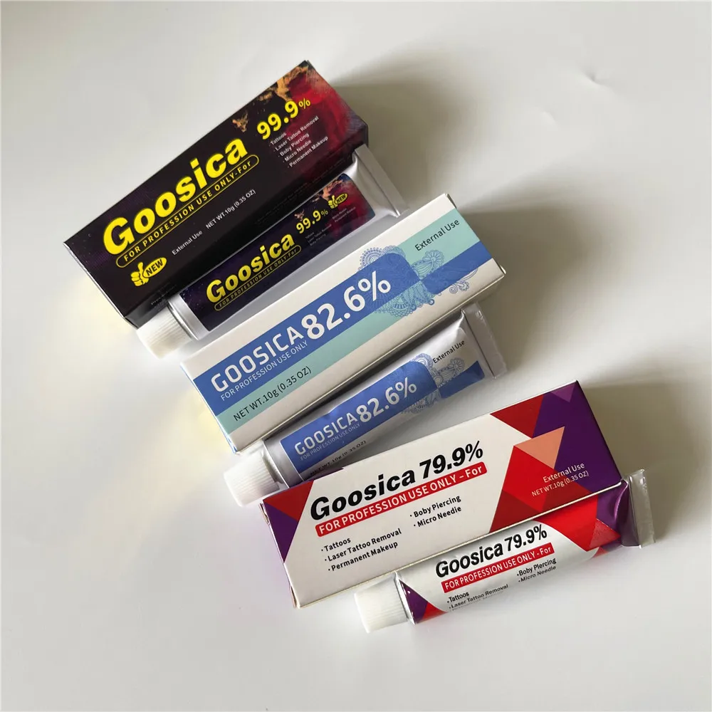 10 шт. подлинный 79.9% 82.6% 99.9% Goosica крем для татуировки перед перманентным макияжем микроблейдинг подводка для бровей Губы тела кожи 10 г
10 шт. подлинный 79.9% 82.6% 99.9% Goosica крем для татуировки перед перманентным макияжем микроблейдинг подводка для бровей Губы тела кожи 10 г