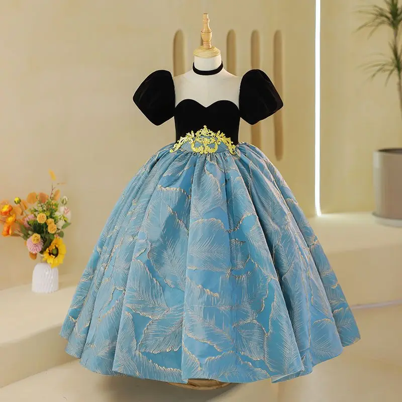 2023 Girls Dress Color Mesh Dress Long Children's Vestidos Girls Piano Host Costumes Princess Performance Vestidos New P88
2023 Girls Dress Color Mesh Dress Long Children's Vestidos Girls Piano Host Costumes Princess Performance Vestidos New P88