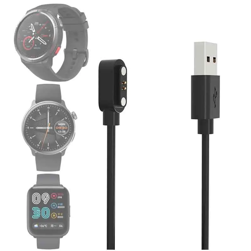

Smartwatch Dock Charger Adapter USB Charging Cable for Xiaomi Mibro GS/Lite2/T1/C2 Smart Watch Power Charge Wire Accessories