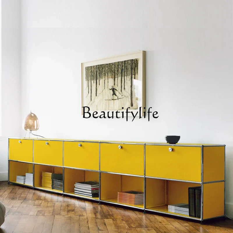 Nordic Stainless Steel Module Combined TV Cabinet Curio Cabinet Sideboard Cabinet Hallway Chest of Drawers Minimalist
Nordic Stainless Steel Module Combined TV Cabinet Curio Cabinet Sideboard Cabinet Hallway Chest of Drawers Minimalist