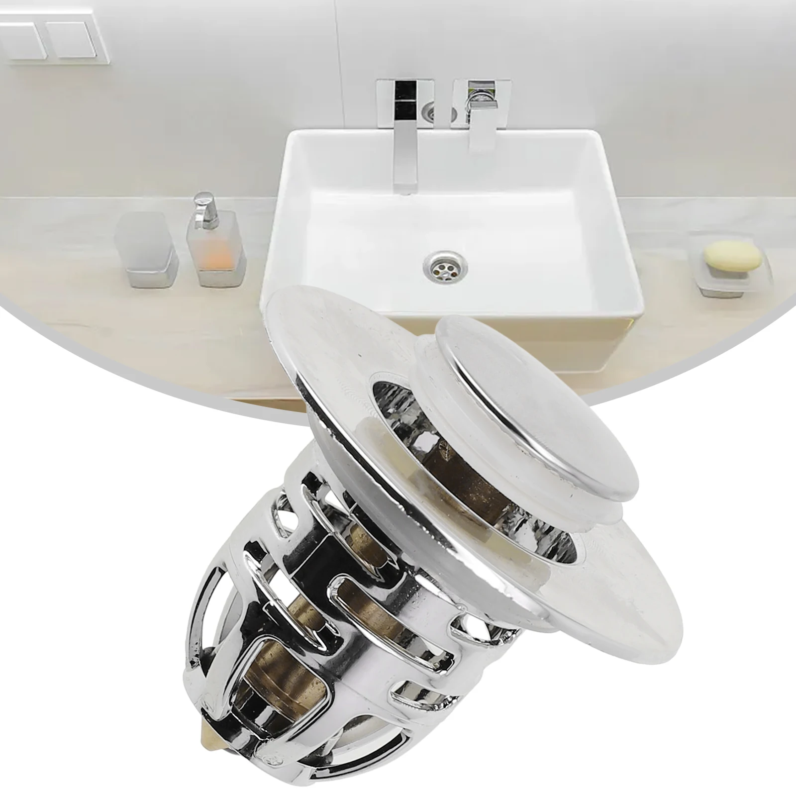 Stopper Filter Drain Filter Exquisite Filters Practical Wash Basin Core 33mm ABS/copper Core Bathroom Sink Plug
Stopper Filter Drain Filter Exquisite Filters Practical Wash Basin Core 33mm ABS/copper Core Bathroom Sink Plug