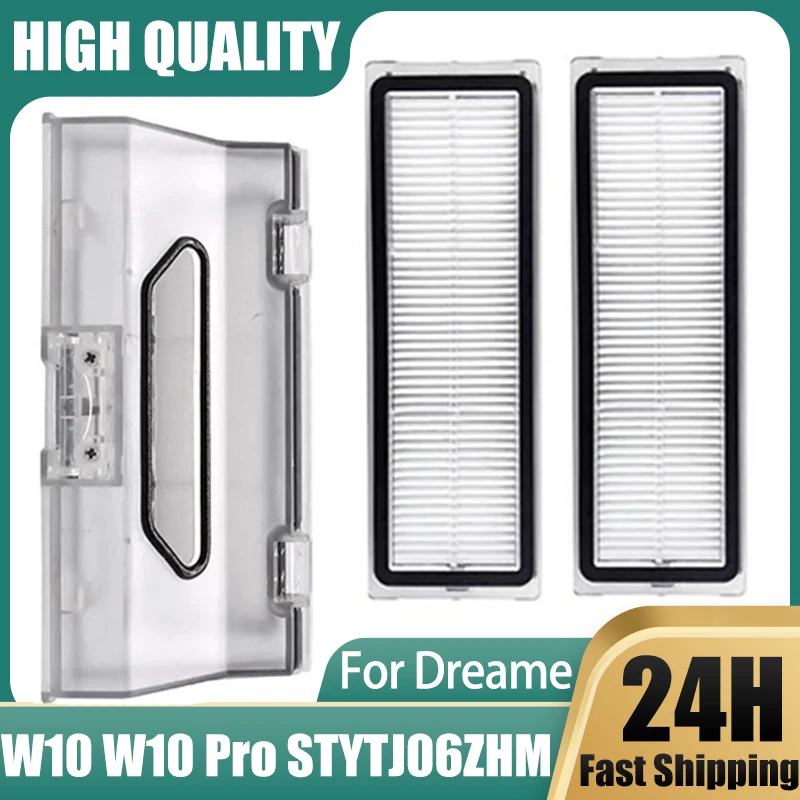 Dust Box Hepa Filter Parts For Dreame Bot W10 Pro STYTJ06ZHM Vacuum Cleaner Robot Dustbin Box with Filter Accessroies
Dust Box Hepa Filter Parts For Dreame Bot W10 Pro STYTJ06ZHM Vacuum Cleaner Robot Dustbin Box with Filter Accessroies