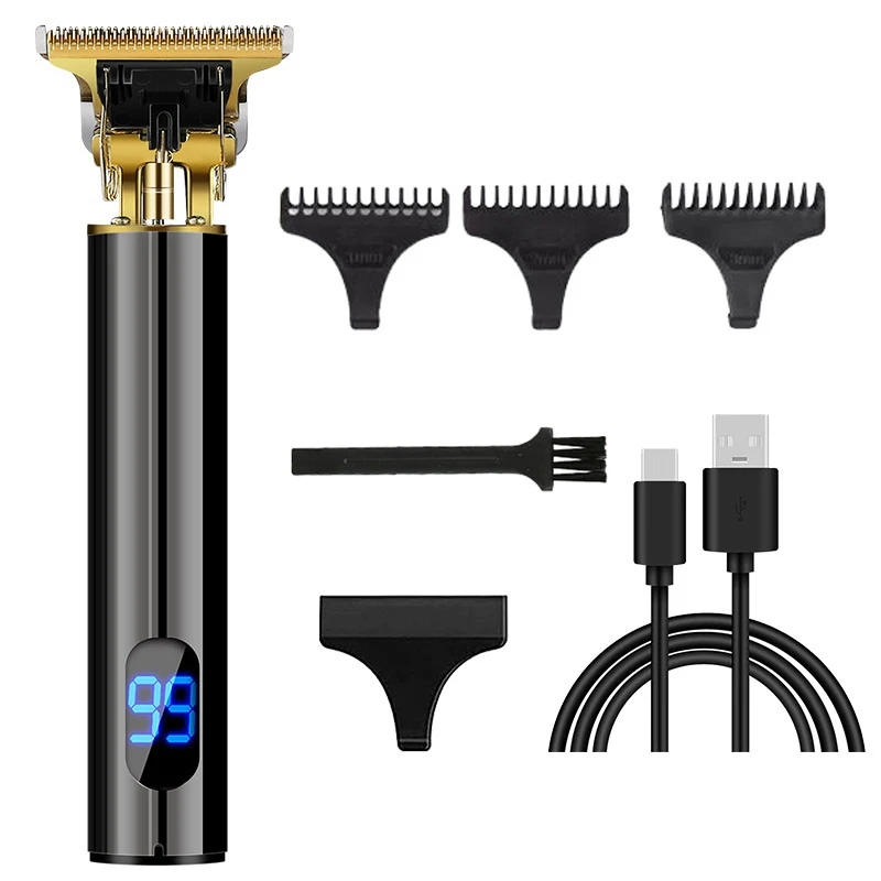 

Hair Clippers Men Electric Beard Trimmer Professional Hair Cutting Machine Digital Display Rechargeable Cordless