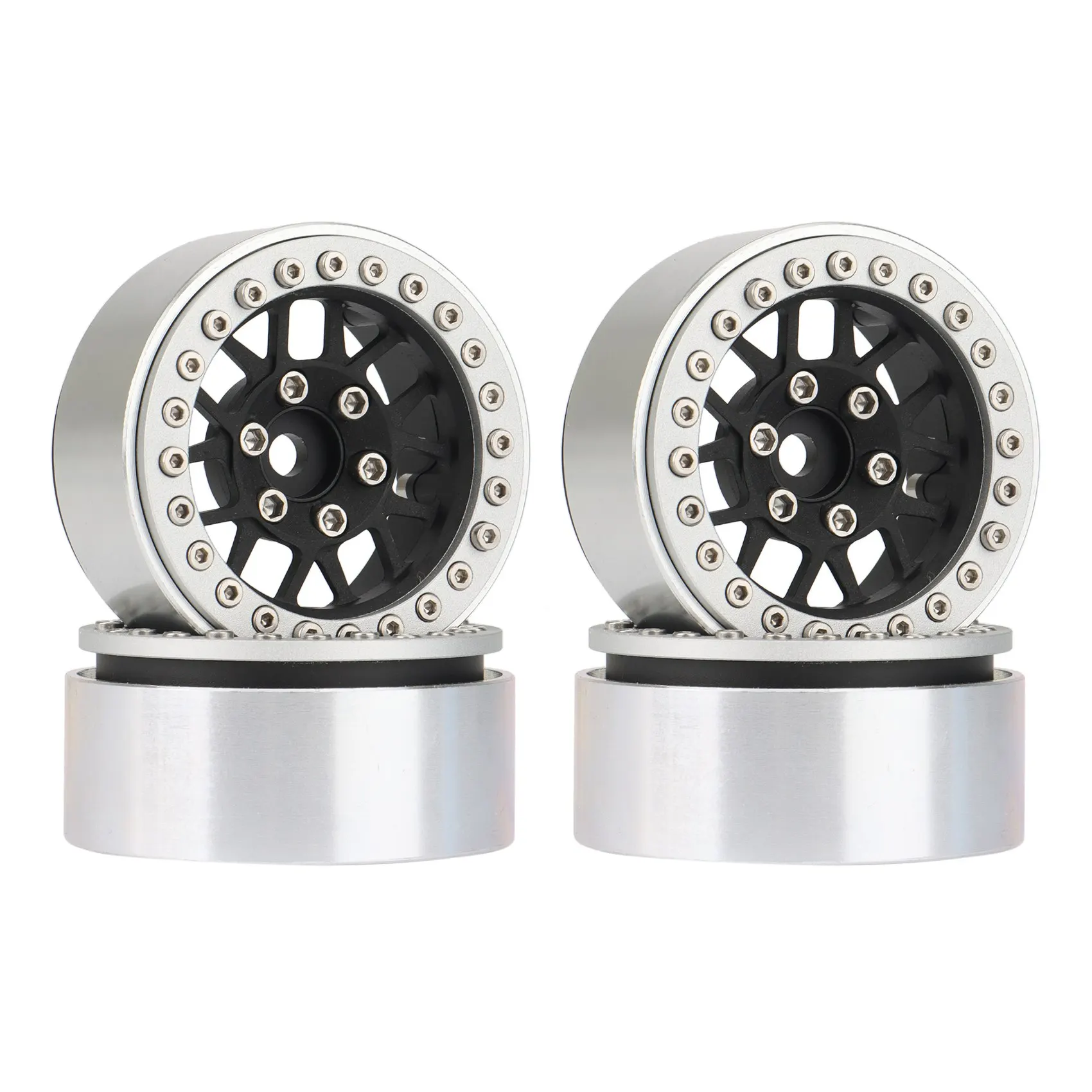 4PCS Metal 1.9 Beadlock Wheel Rim Hub for 1/10 RC Crawler Car Axial SCX10 90046 AXI03007 Traxxas TRX4 RC4WD D90 D110,C
4PCS Metal 1.9 Beadlock Wheel Rim Hub for 1/10 RC Crawler Car Axial SCX10 90046 AXI03007 Traxxas TRX4 RC4WD D90 D110,C