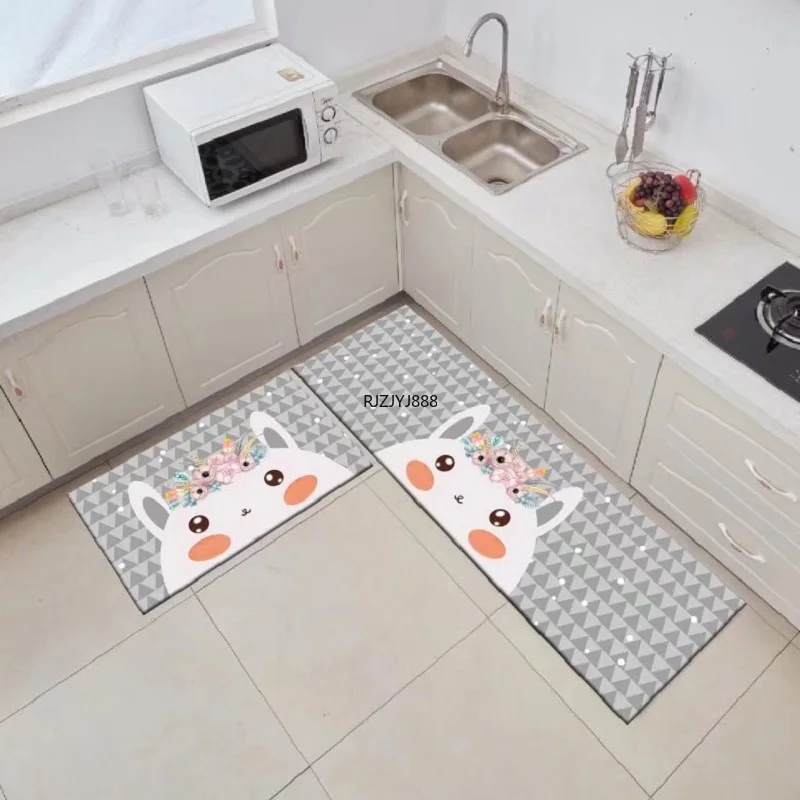Dirt-resistant and Easy-to-clean Kitchen Floor Mats Bathroom Mats Bathroom Toilet Door Mats Household Rectangular Door Mats
Dirt-resistant and Easy-to-clean Kitchen Floor Mats Bathroom Mats Bathroom Toilet Door Mats Household Rectangular Door Mats