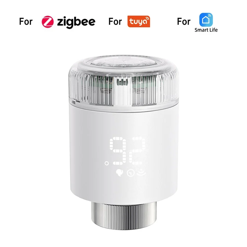 1pc TRV Radiator Thermostat Thermostatic Valve Smart Life/Tuya Smart Home Improvement Home Security For Zigbee 3.0
1pc TRV Radiator Thermostat Thermostatic Valve Smart Life/Tuya Smart Home Improvement Home Security For Zigbee 3.0