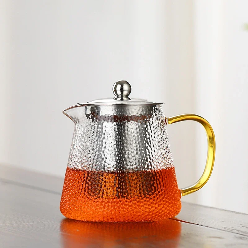 550ml Transparent Glass Kettle With Stainless Steel Filter Chinese Tea Set Pu Erh Gaiwan Heat Resistant Glass Teapot Tea Infuser
550ml Transparent Glass Kettle With Stainless Steel Filter Chinese Tea Set Pu Erh Gaiwan Heat Resistant Glass Teapot Tea Infuser