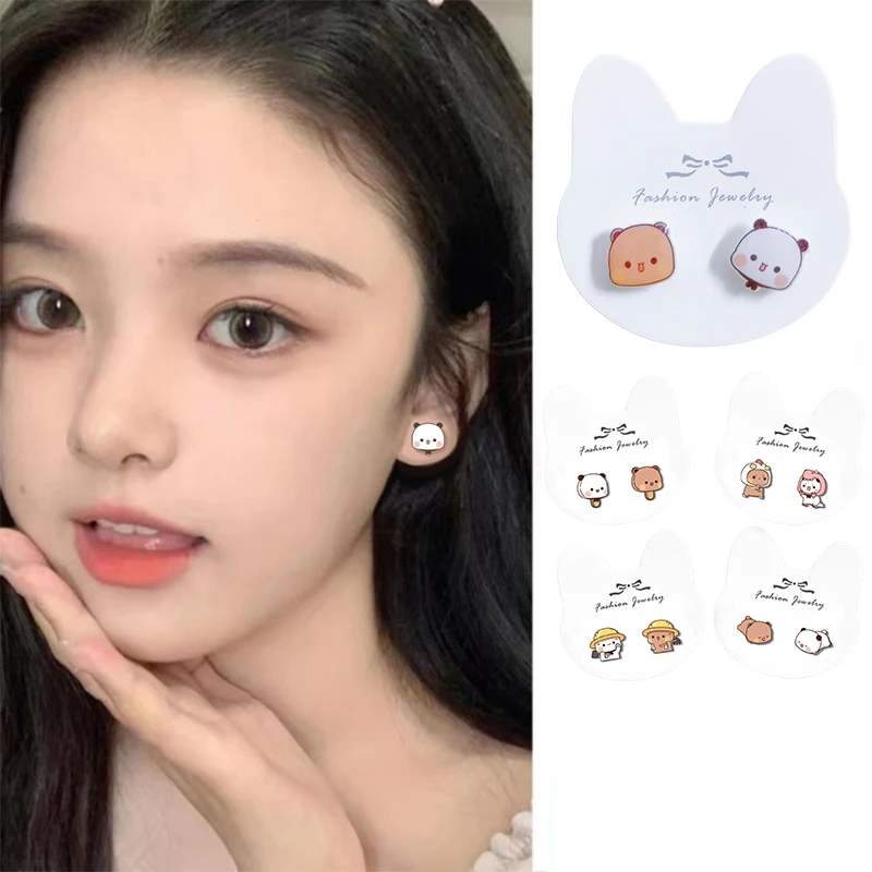 2024 New Small Panda Bubu And Yier Silver Needle Ear Studs Cosplay Cartoon Ins Style Ear Studs Lovely Schoolgirl Birthday Gift
2024 New Small Panda Bubu And Yier Silver Needle Ear Studs Cosplay Cartoon Ins Style Ear Studs Lovely Schoolgirl Birthday Gift