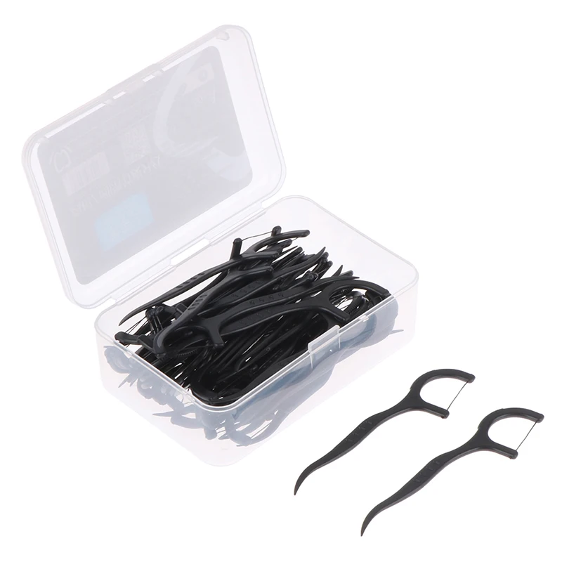 50Pcs Dental Cleaning Bamboo Charcoal Dental Floss Picks Barreled Interdental Brush For Teeth Care Toothpicks With Thread Oral
50Pcs Dental Cleaning Bamboo Charcoal Dental Floss Picks Barreled Interdental Brush For Teeth Care Toothpicks With Thread Oral