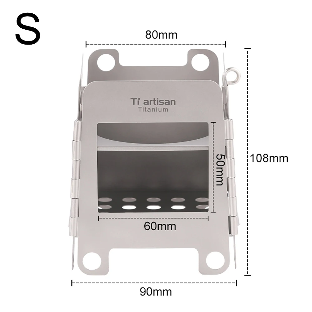 S Folding Stove 105g 293g Folding Wood Stove Lightweight Pocket Alcohol Stove Titanium User Friendly For Camping Picnic
S Folding Stove 105g 293g Folding Wood Stove Lightweight Pocket Alcohol Stove Titanium User Friendly For Camping Picnic