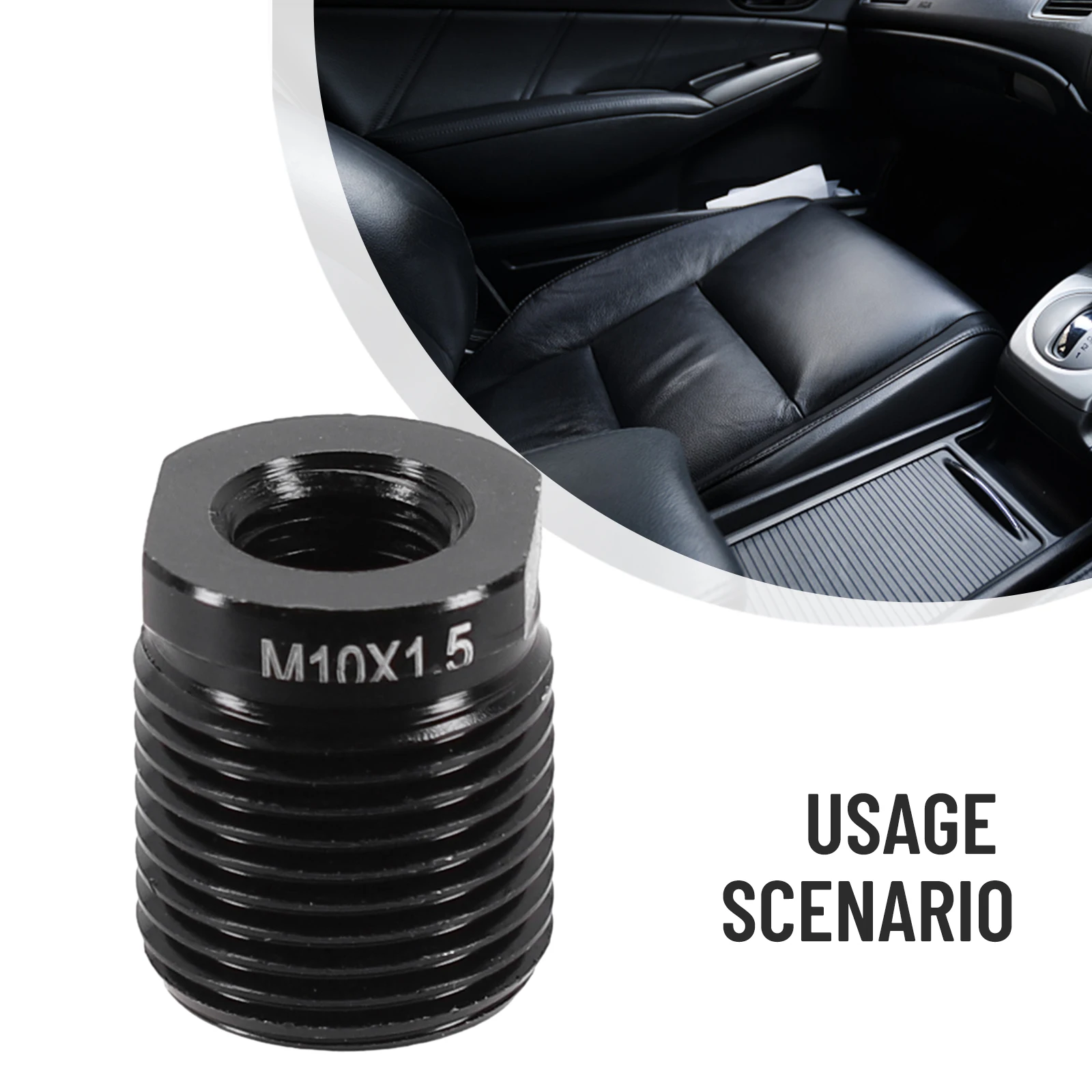 1pc Car Black Aluminum Alloy Shift Knob Adapter With Inside Thread Fits All Auto Knob M12x1.25 M10x1.25 M8x1.25 M10x1.5 M14x1.5
1pc Car Black Aluminum Alloy Shift Knob Adapter With Inside Thread Fits All Auto Knob M12x1.25 M10x1.25 M8x1.25 M10x1.5 M14x1.5