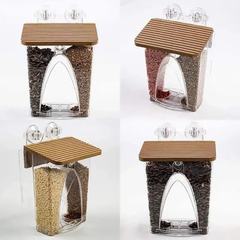 2L Transparent Window Bird Feeder Arch Design Adsorption House Type Outside Outdoor Garden Hummingbird Feeder Bird Accessories
2L Transparent Window Bird Feeder Arch Design Adsorption House Type Outside Outdoor Garden Hummingbird Feeder Bird Accessories