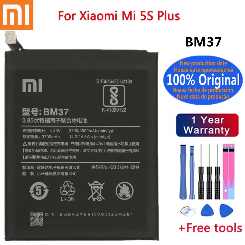 Новый оригинальный аккумулятор xiao mi BM37 3800 мАч для Xiaomi 5S Plus MI5S MI 5S Plus 5S Plus аккумулятор быстрая доставка
Новый оригинальный аккумулятор xiao mi BM37 3800 мАч для Xiaomi 5S Plus MI5S MI 5S Plus 5S Plus аккумулятор быстрая доставка