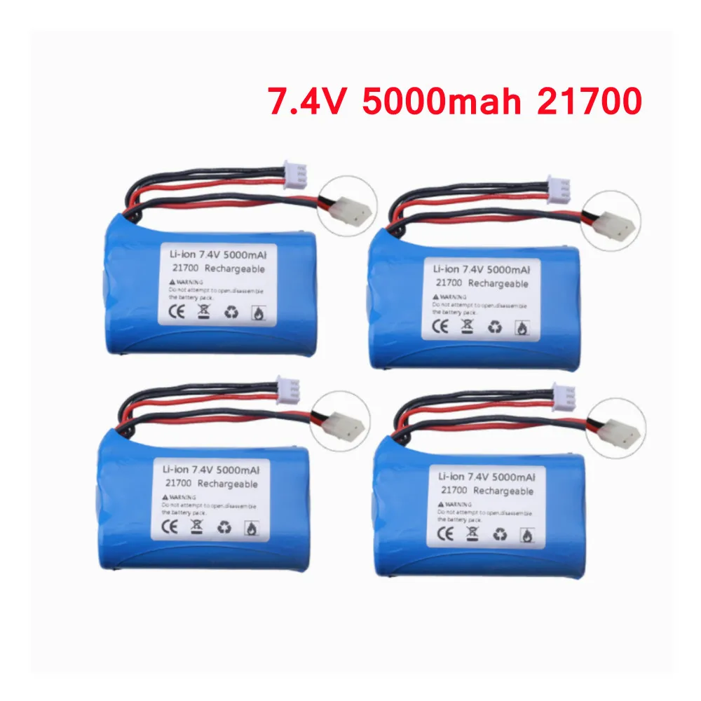 7.4V 5000mah Lipo battery Tamiya Plug For RC Boat Cars Tanks Drone toy Parts 2S 7.4 V 21700 battery 1-5pcs
7.4V 5000mah Lipo battery Tamiya Plug For RC Boat Cars Tanks Drone toy Parts 2S 7.4 V 21700 battery 1-5pcs