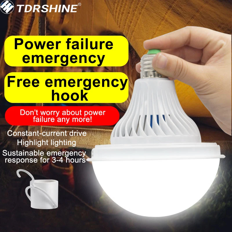 Rechargeable Bulb Portable Camping Lantern Multi-function Charging Emergency Lamp 5700K Cold White LED Bulb Camping Supplies
Rechargeable Bulb Portable Camping Lantern Multi-function Charging Emergency Lamp 5700K Cold White LED Bulb Camping Supplies