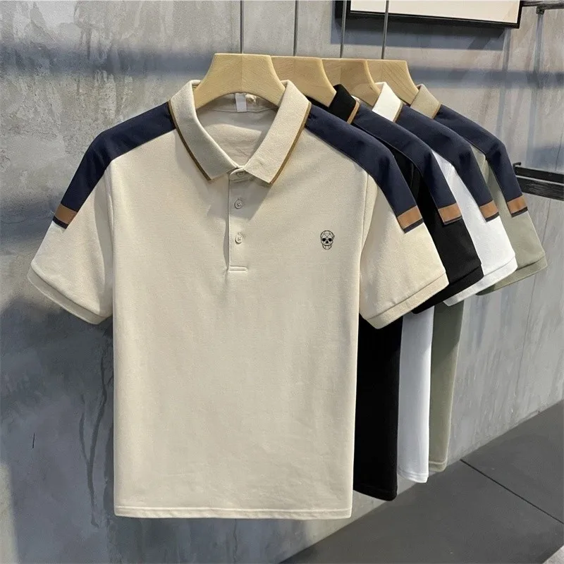 

2024 new men's summer golf POLO shirt, quick drying breathable golf T-shirt, high quality fashion slim golf short sleeve