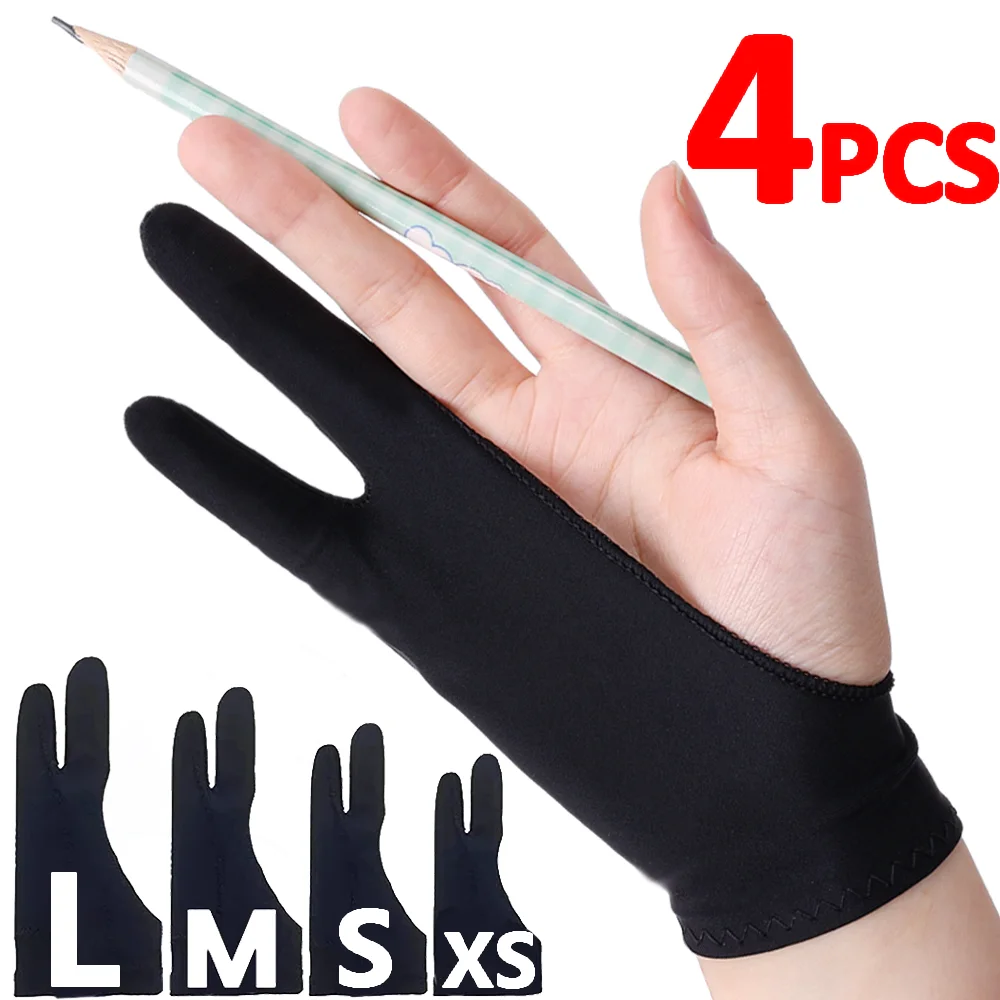 4/1Pcs Anti-Touch Two-Finger Glove Artist Gloves For Drawing Display Paper Art Painting Sketching IPad Pencil Graphics Tablet
4/1Pcs Anti-Touch Two-Finger Glove Artist Gloves For Drawing Display Paper Art Painting Sketching IPad Pencil Graphics Tablet