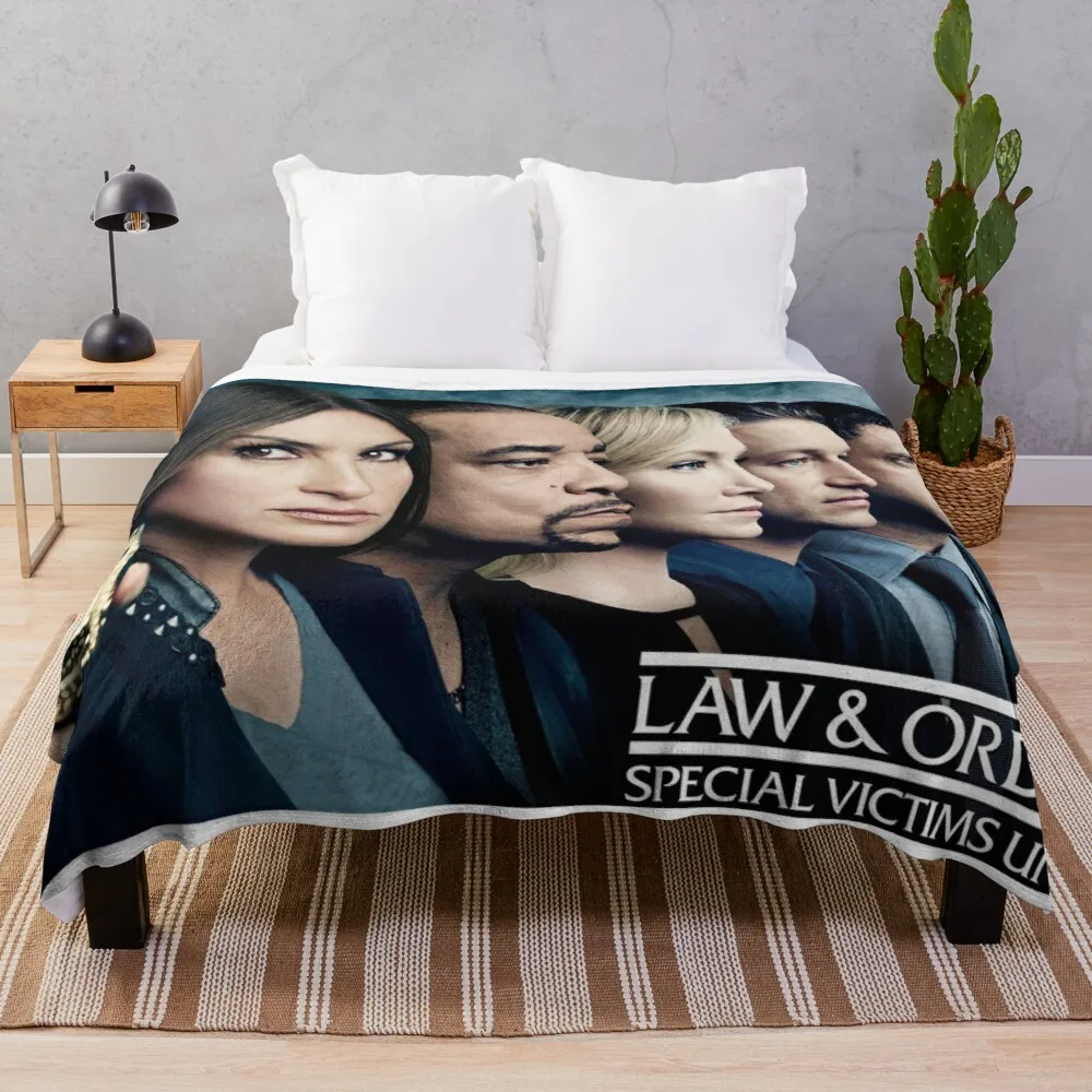 

Law & Order SVU Team Throw Blanket summer cottons fuzzy blanket cotton sofa throw