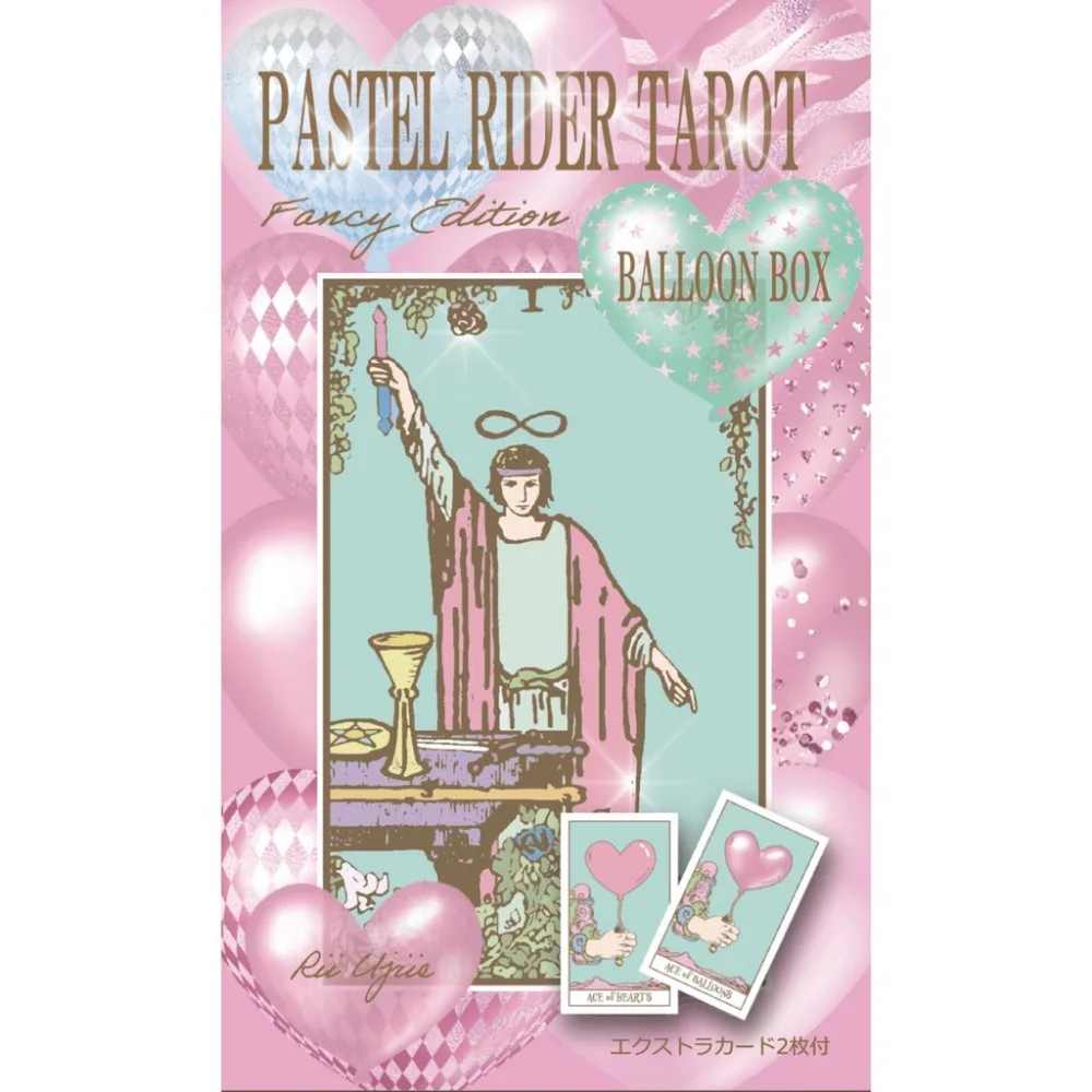 

10.3*6cm Pastel Rider Tarot Card Game Oracle 78 Pcs Pink Tarot Cards with Guidebook for Beginners