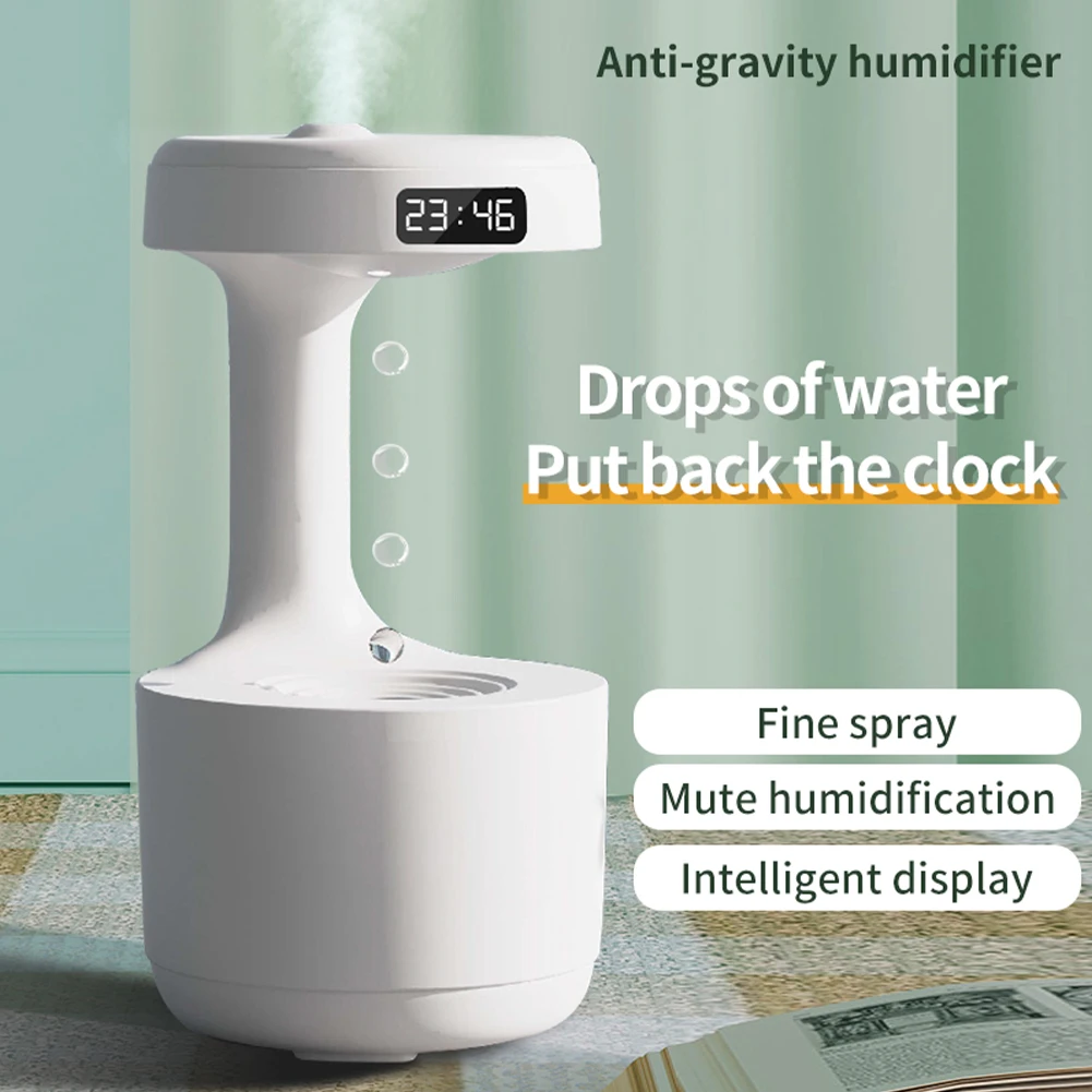 800ml Anti Gravity Air Humidifier Countercurrent Water Droplet Aroma Diffuser Night Light 4H Auto Shutdown Protection Sprayer
800ml Anti Gravity Air Humidifier Countercurrent Water Droplet Aroma Diffuser Night Light 4H Auto Shutdown Protection Sprayer