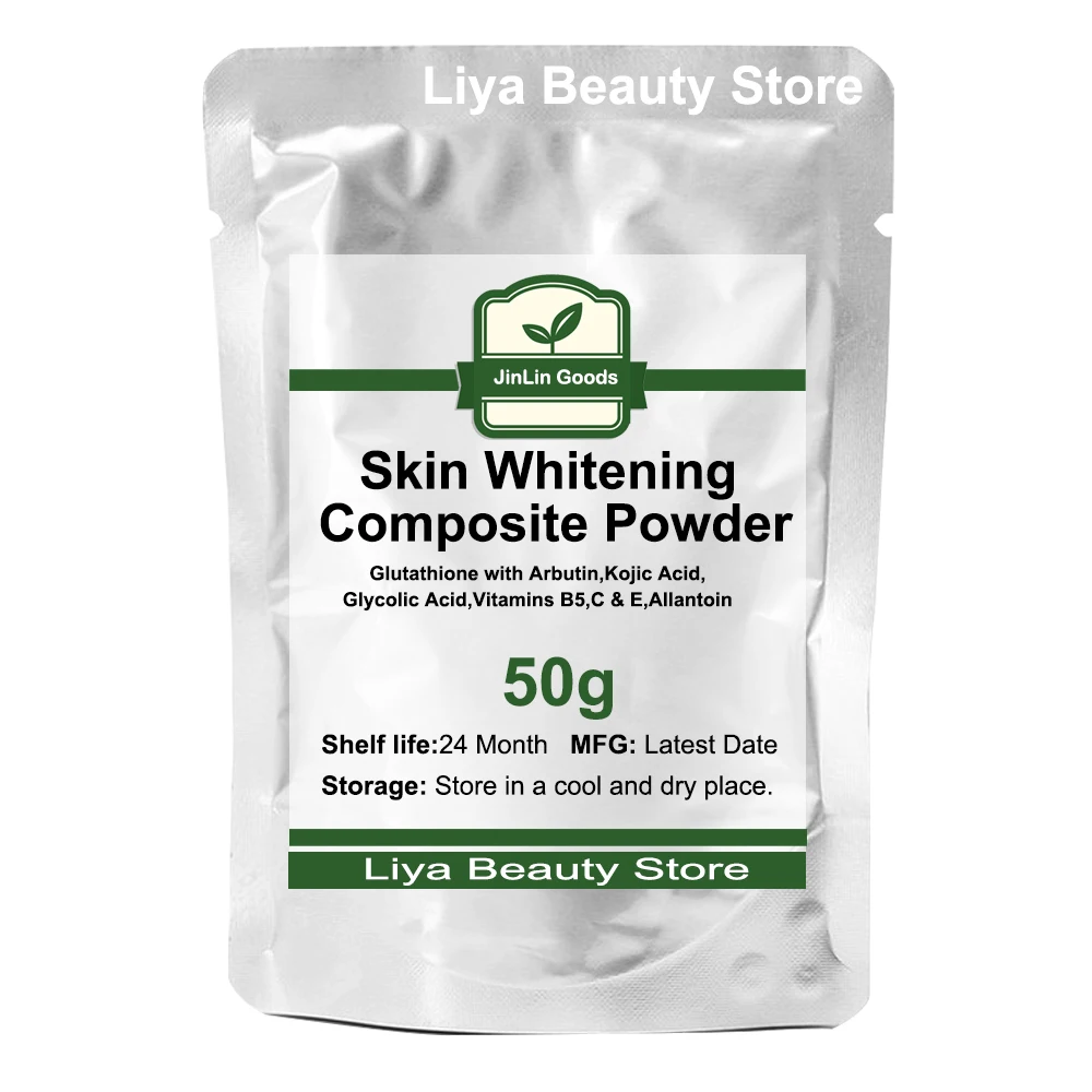 

Best Skin Whitening Composite Powder,Glutathione with Arbutin,Kojic Acid,Glycolic Acid,Vitamins B5,C & E,Allantoin